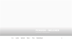 Desktop Screenshot of pension-melcher.de