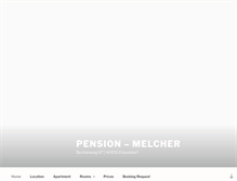 Tablet Screenshot of pension-melcher.de